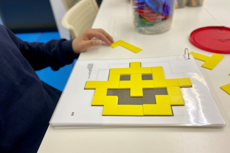 ビジョントレーニングの様子