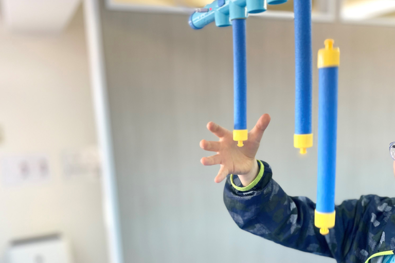 ビジョントレーニングの様子