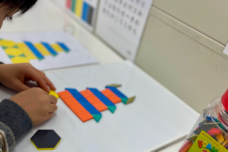 ビジョントレーニングの様子